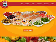 Tablet Screenshot of burritojax.com